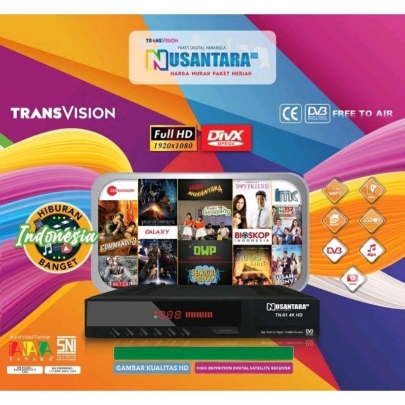 RECEIVER DIGITAL TRANSVISION NUSANTARA HD