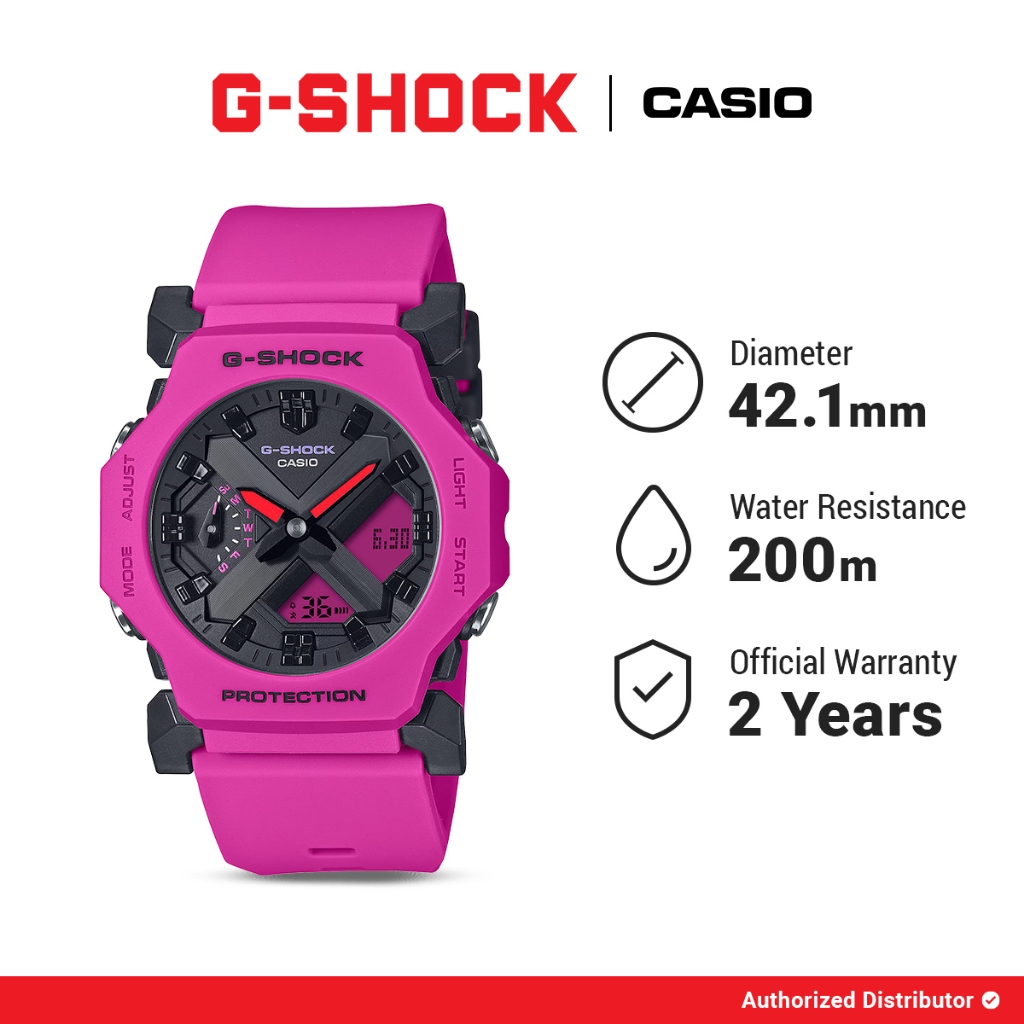 G-Shock GA-2300-4ADR Jam Tangan Wanita Analog Digital Pink