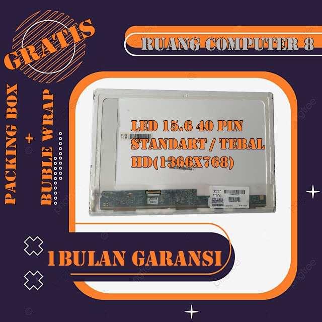 Led Lcd Layar Fujitsu Lifebook A573 A572 AH531 15.6 Tebal 40pin HD