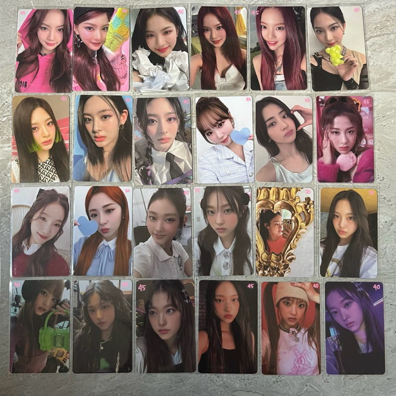 [CO SPX ONLY] pc photocard newjeans nj haerin hyein minji get up attention omg stayc isa seeun teddy