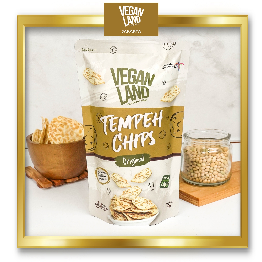 

[VEGAN] TEMPEH CHIPS ORIGINAL/SPICY/SWEET | KERIPIK TEMPE - VL JAKARTA