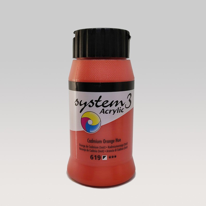

Daler Rowney System3 Or 500ml Orange & Yellow Series