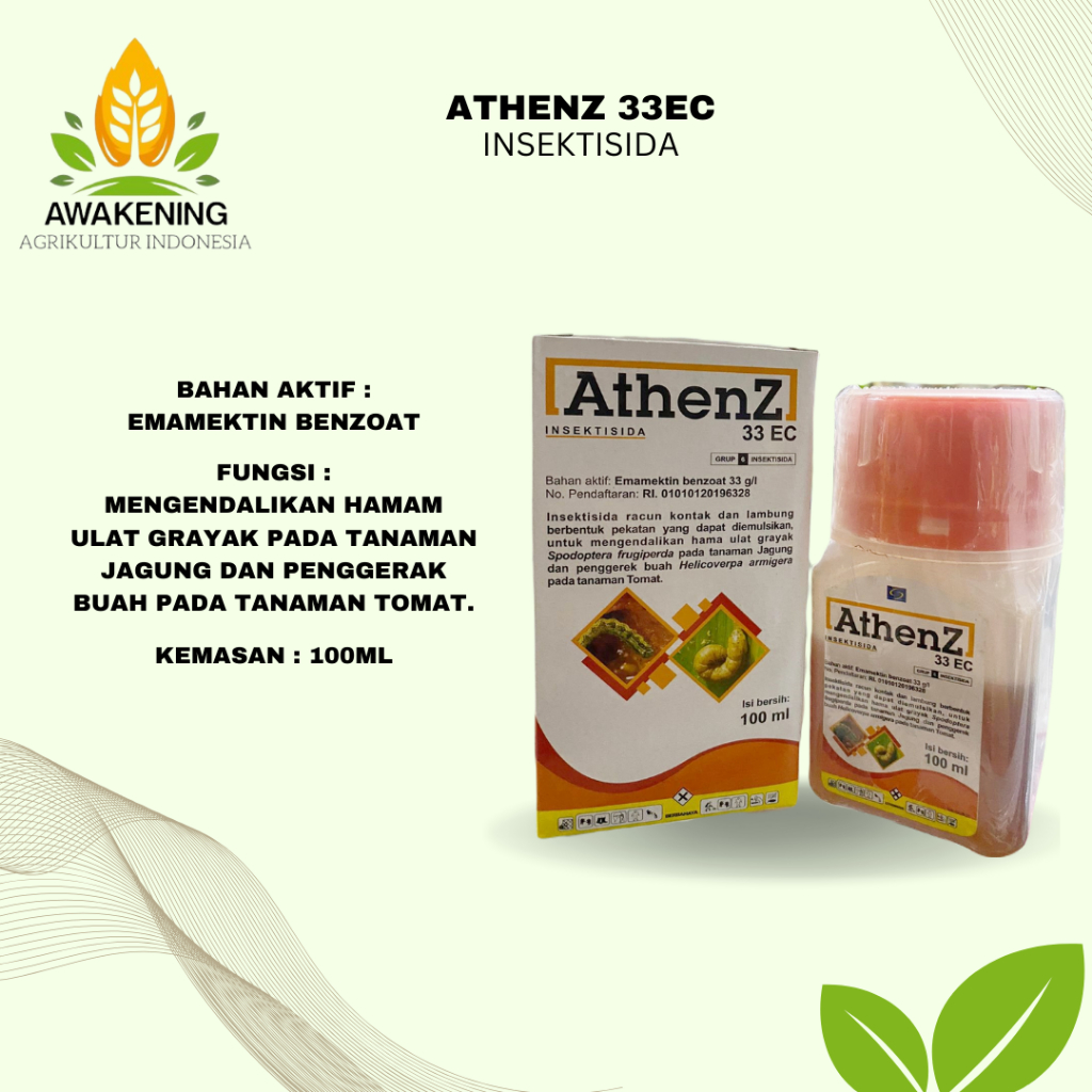 ATHENZ 33EC 100ML INSEKTISIDA EMAMEKTIN