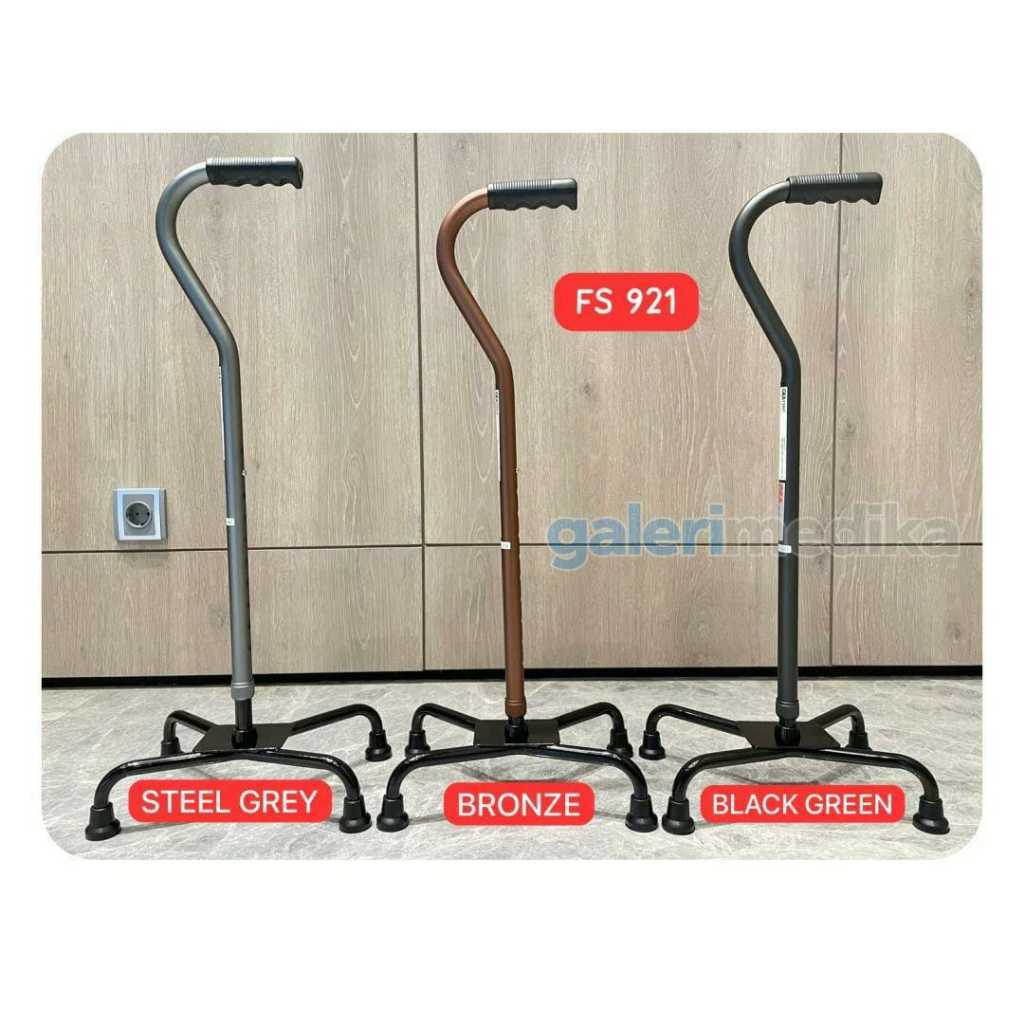 MURAH TONGKAT 4 KAKI FULL BESI