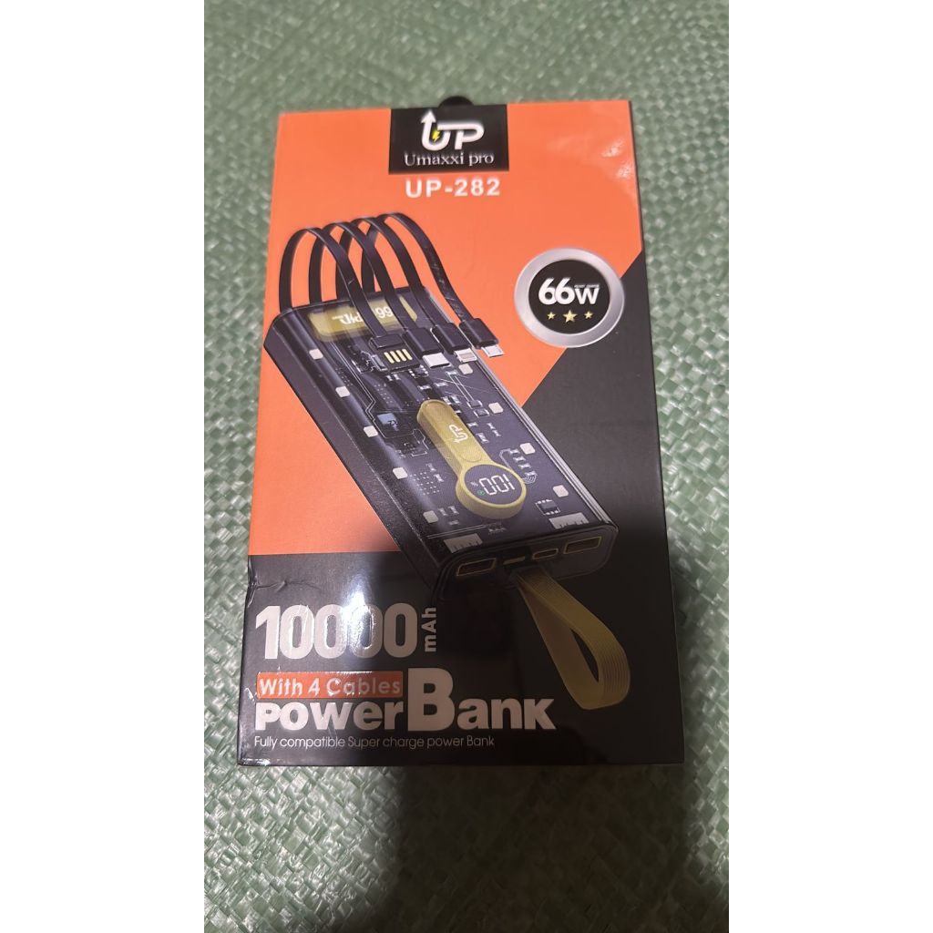 Powerbank Umaxxi Pro PD66W 10.000 MAH Real Suport Fast Charging