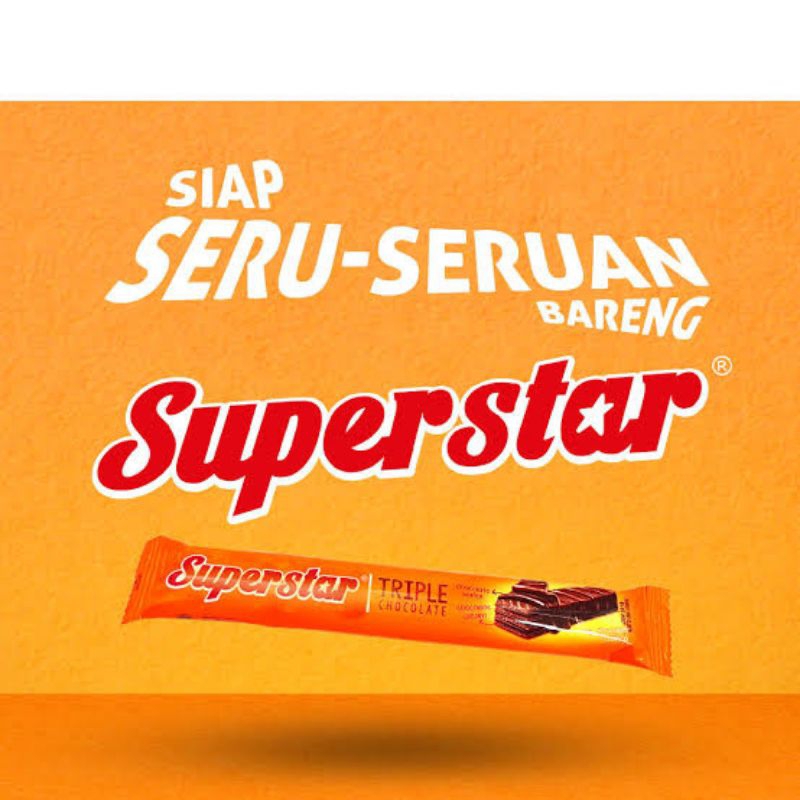 

Wafer Superstar Coklat 1000an (1 dus isi 12 pcs)