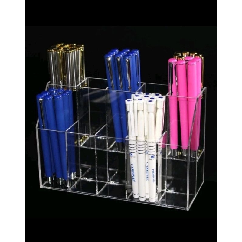

akrilik tempat pulpen// wadah pensil 5Slot