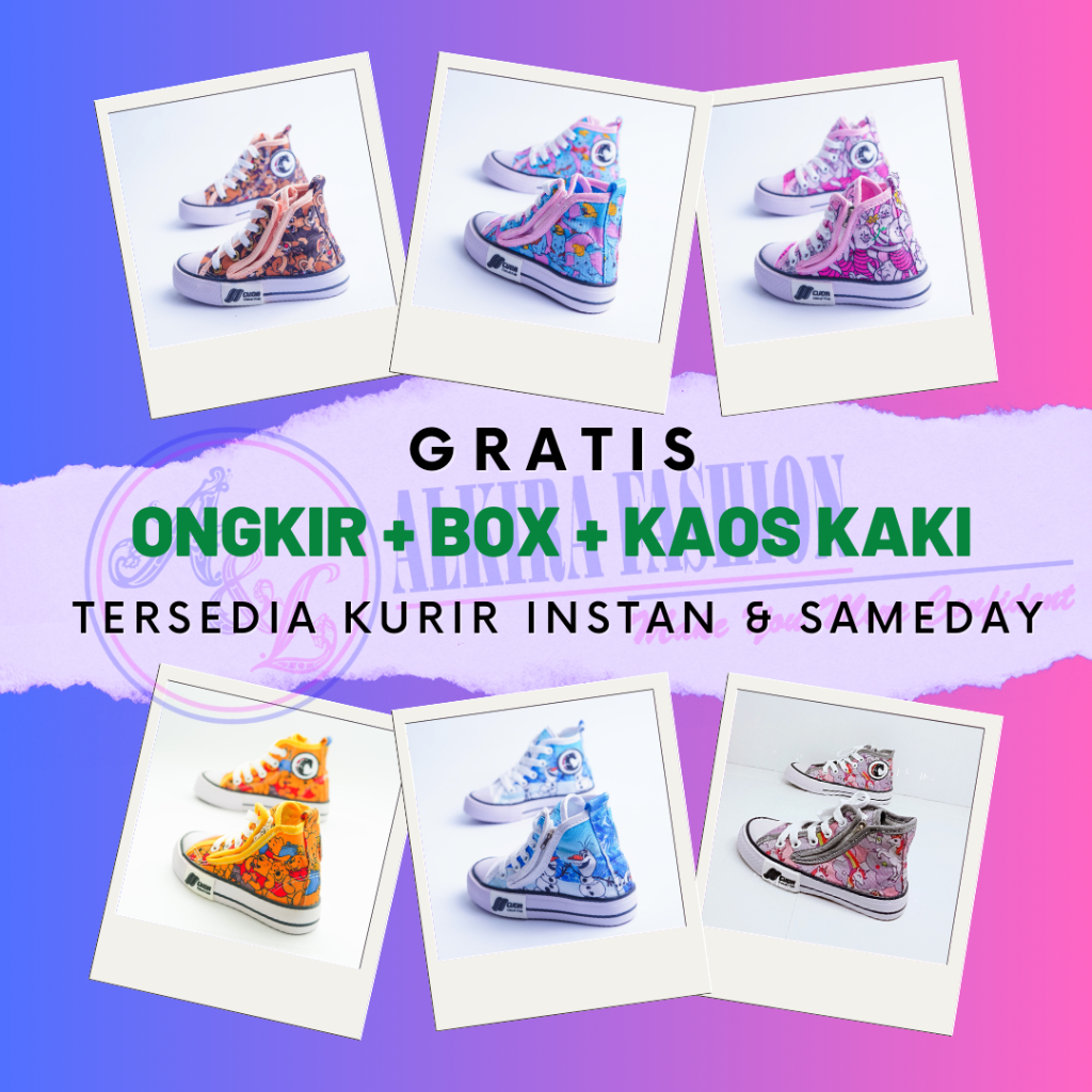 Sepatu Sneaker Anak Sekolah SD TK Laki2 Cowok Perempuan Cewek Umur Kelas 1 2 3 4 5 6 7 8 CUDASleting