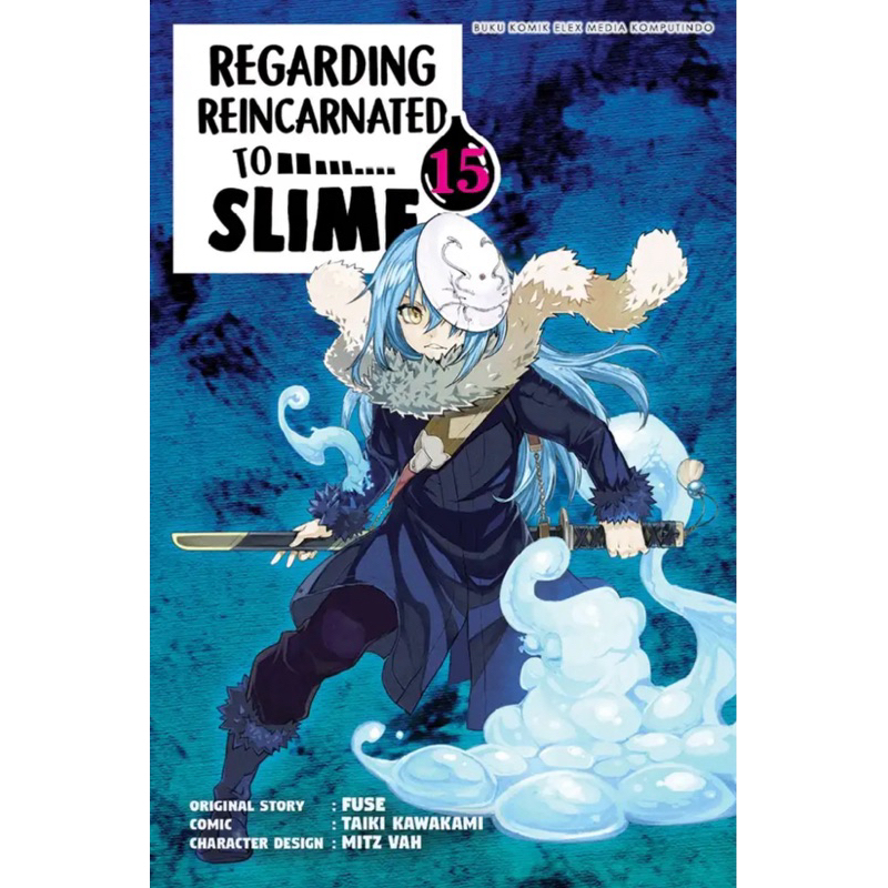 buku komik regarding reincarnated to slime
