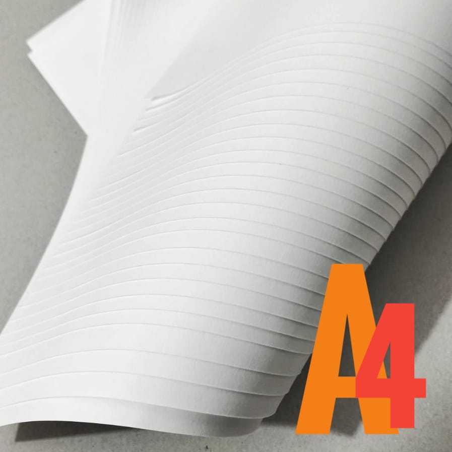 

( 100 Lembar ) White Kraft / Kraft Putih 80 gsm uk A4