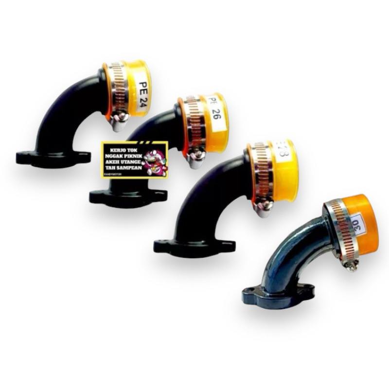 intake manipol bebek miring Murah pnp karbu pwk pwl pe king dll ukuran pe 24 26 28 manipol miring