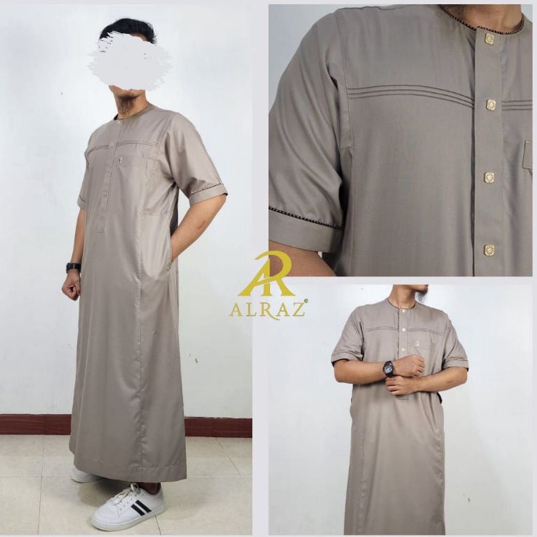 Sangat Nyaman jubah terbaru Al Raz oblong desain Hanafi