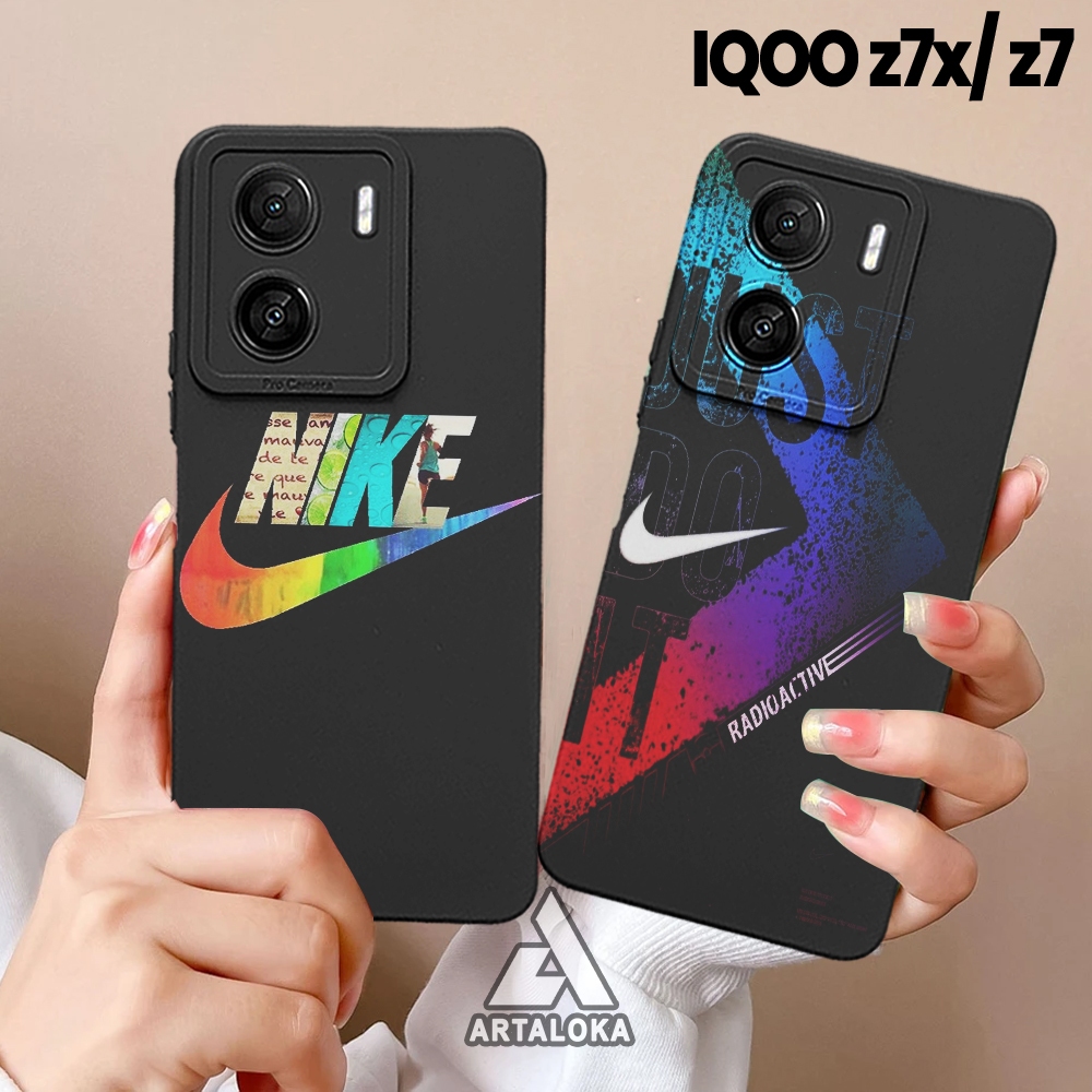 Case VIVO IQOO Z7X/Z7 Softcase Pro Camera MOTIF Beranded- Pelindung hp