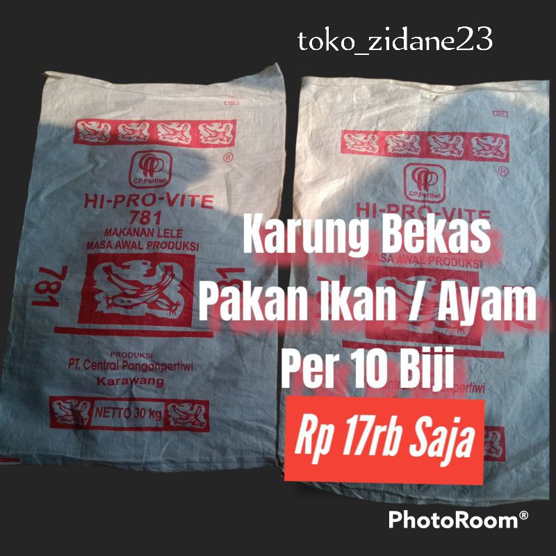 Karung Bekas 50 Kg Harga Per 10 Lembar Bekas Pakan Ikan Bekas Pakan Ayam Kualitas Tebal