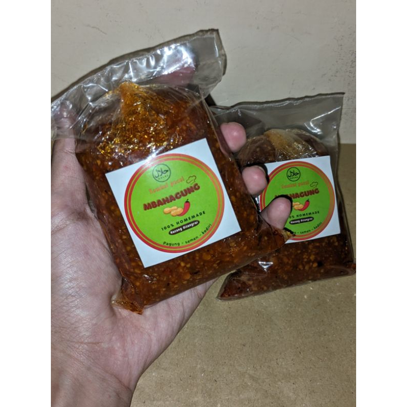 

sambel pecel kemasan plastik 200 gr