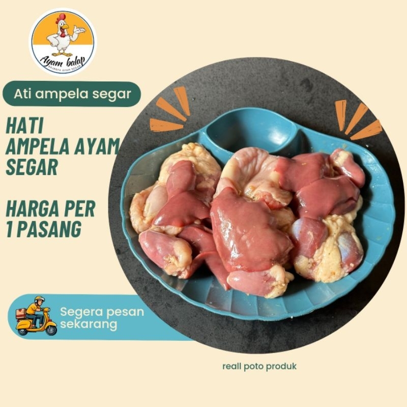 

hati dan ampela ayam segar/per 1pcs/ayam segar