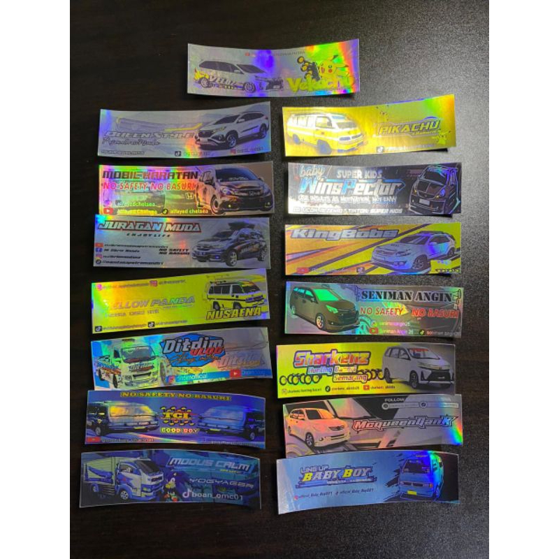 

PAKET STICKER TCI PEMBURU BASURI ISI 15 PCS CAMPUR/ STICKER TCI PEMBURU BASURI HOLOGRAM ASLI