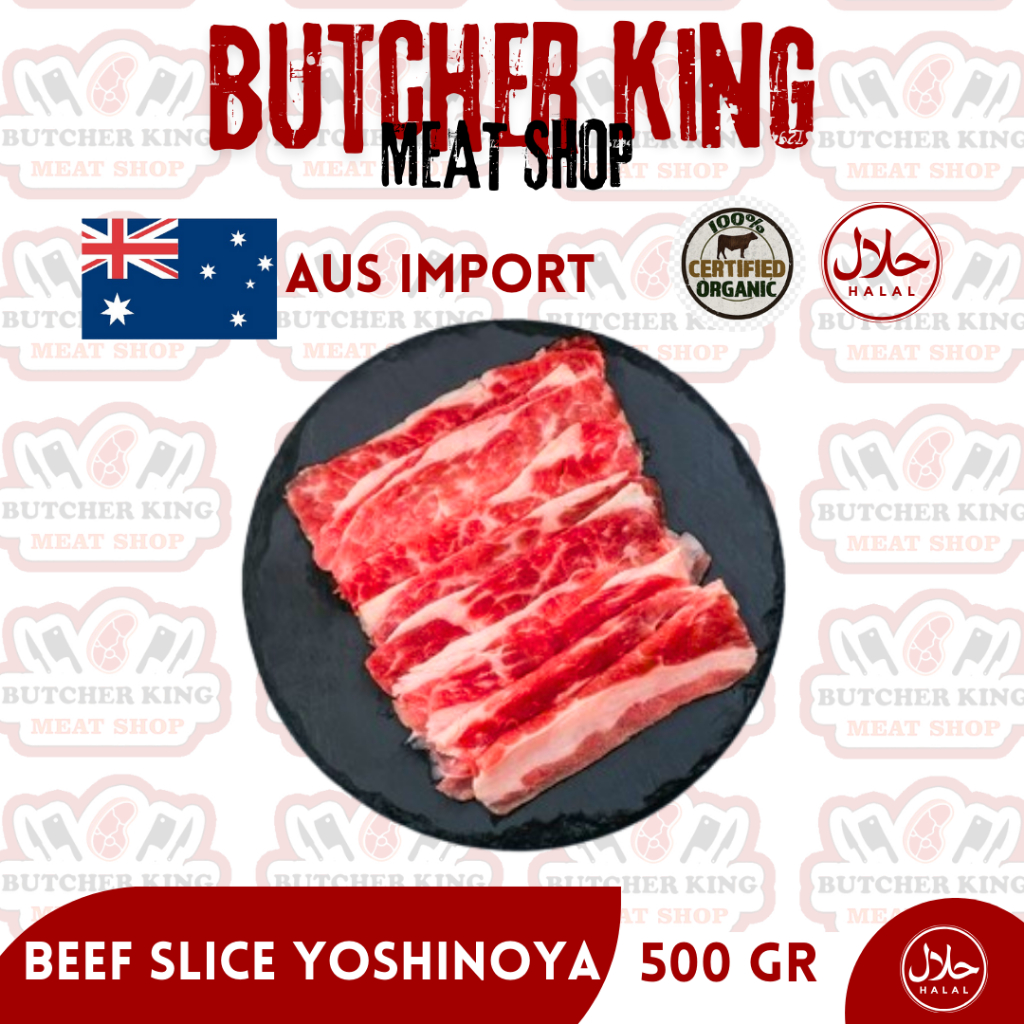 

Beef slice yoshinoya AUS- Beef Slice Fat - Sukiyaki/Yoshinoya/yakiniku