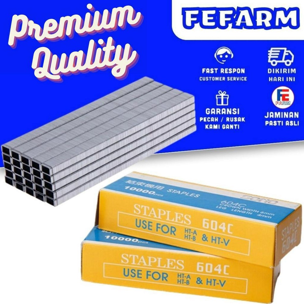 

KUALITAS TERBAIK Tapetool Refill Staples Isi Ulang Tapetool FEFARM