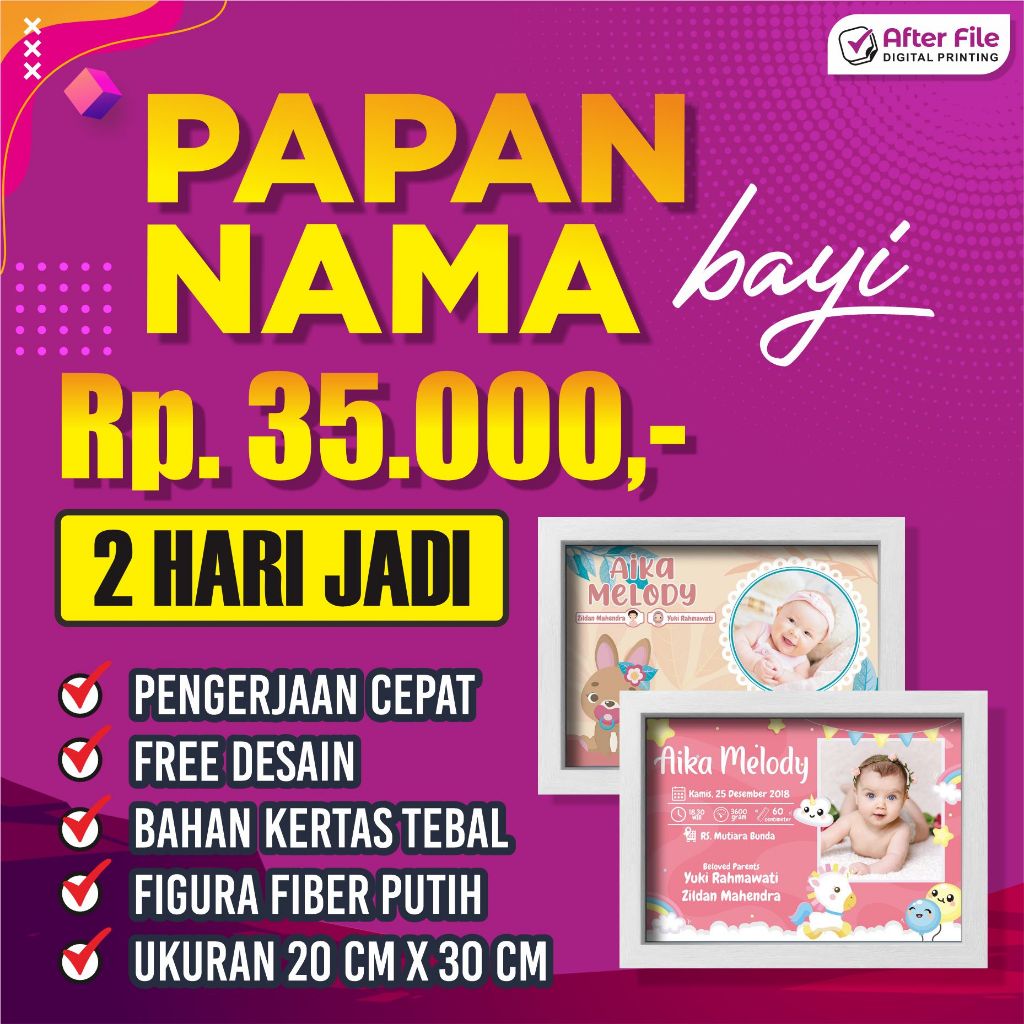 

CETAK DESAIN NAMA BAYI CUSTOM + FIGURA / BIOBABY / NAMA ANAK BARU LAHIR