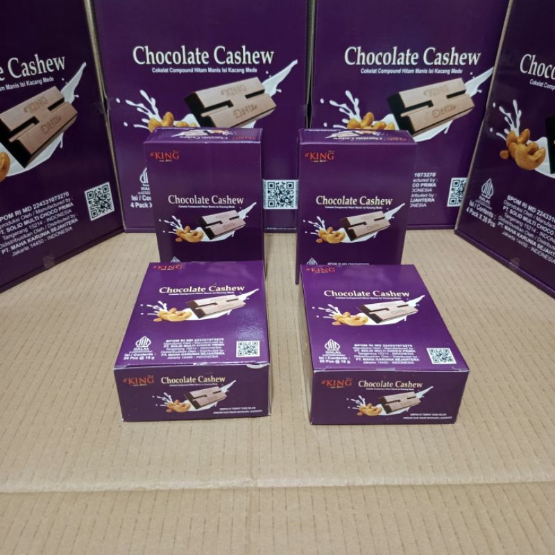 

Coklat Cashew isi 80 pcs/Cokelat Cashew d'KING