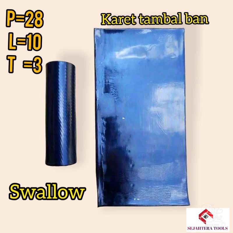 Karet Tambal ban bakar originial kompon tambal ban swalow original