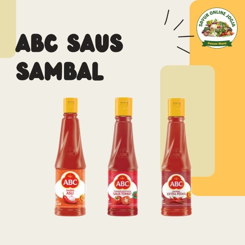 

ABC saus sambal saus tomat 135ml - PAWON MAMI SAYUR ONLINE JOGJA