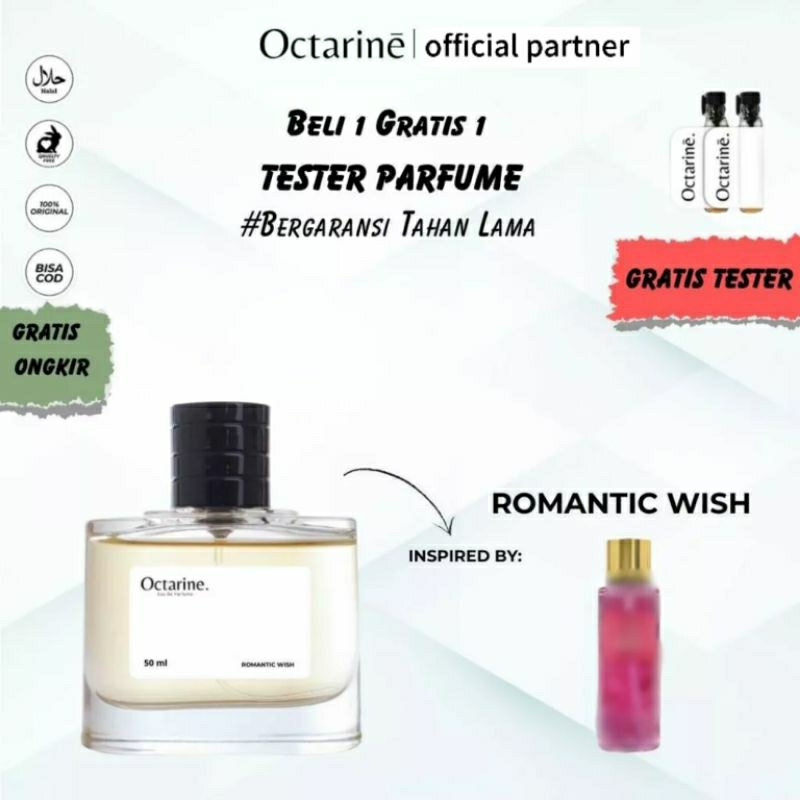 Romantic Wish- Octarine Parfum Tahan Lama | perfume parfum