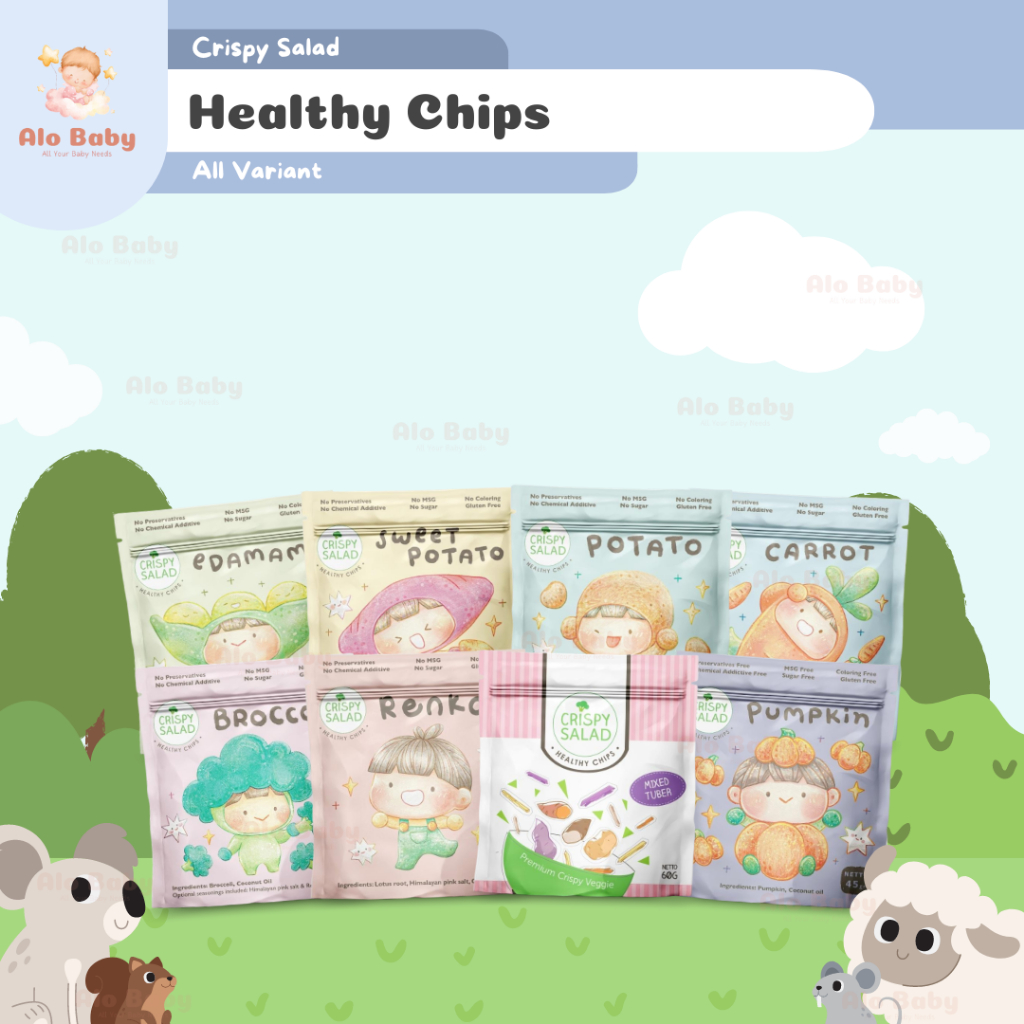 Crispy Salad - Keripik Sayur - Snack Cemilan Sehat Anak - Camilan Organik - Snack Bayi