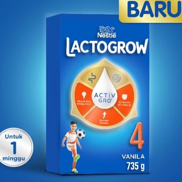 

Lactogrow 4 madu vanila 735 gram