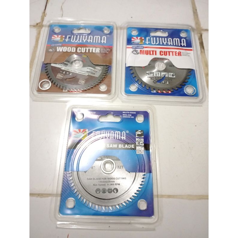 fujiyama mata pisau potong kayu 4inch gerinda tangan tersedia variasi ukuran