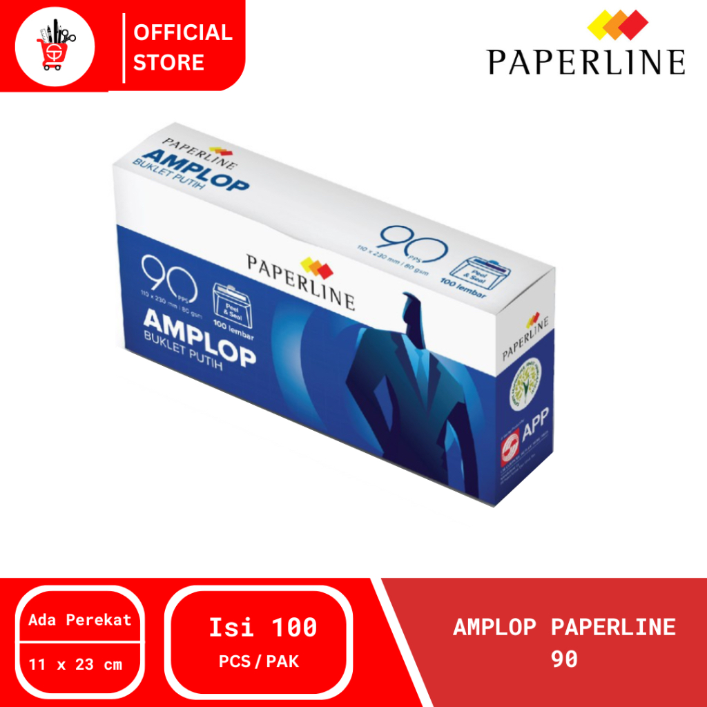 

Envelope | Amplop Putih Paperline Polos 90