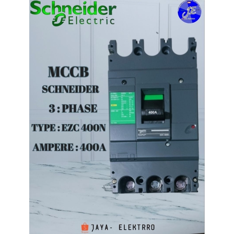 MCCB 3PHASE  TYPE (EZC- 400N) 400A