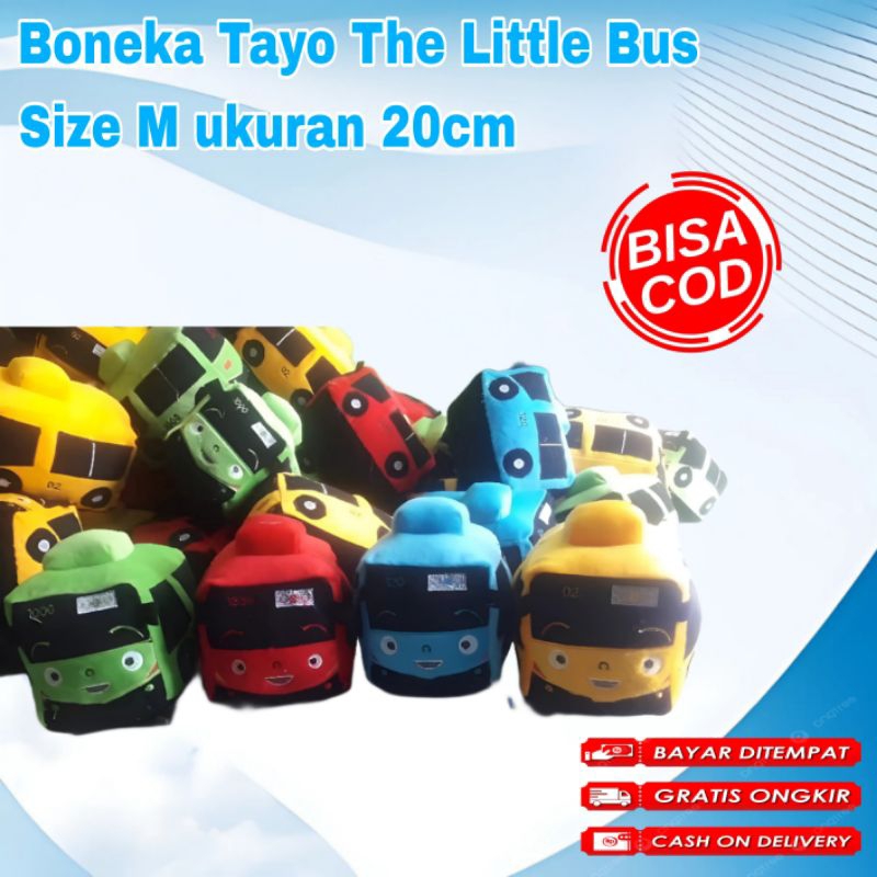 Boneka Tayo The Little Bus Size S Ukuran 20cm