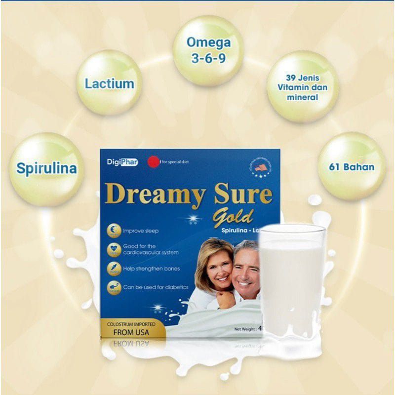 

DREAMY SURE GOLD SUSU ATASI INSOMNIA DAN UNTUK KWALITAS TIDUR