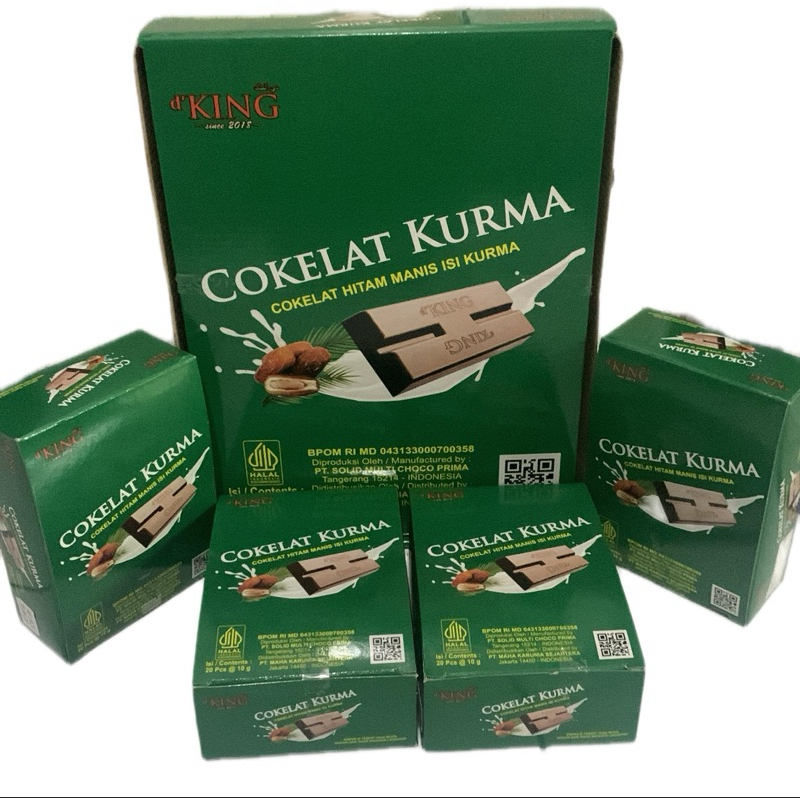 

Coklat Kurma D’King 1 dus isi 4 pak