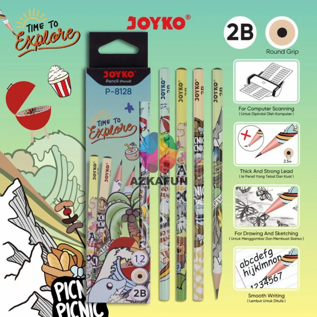 

Pensil 2B Joyko P-8128 - pensil joyko 2B