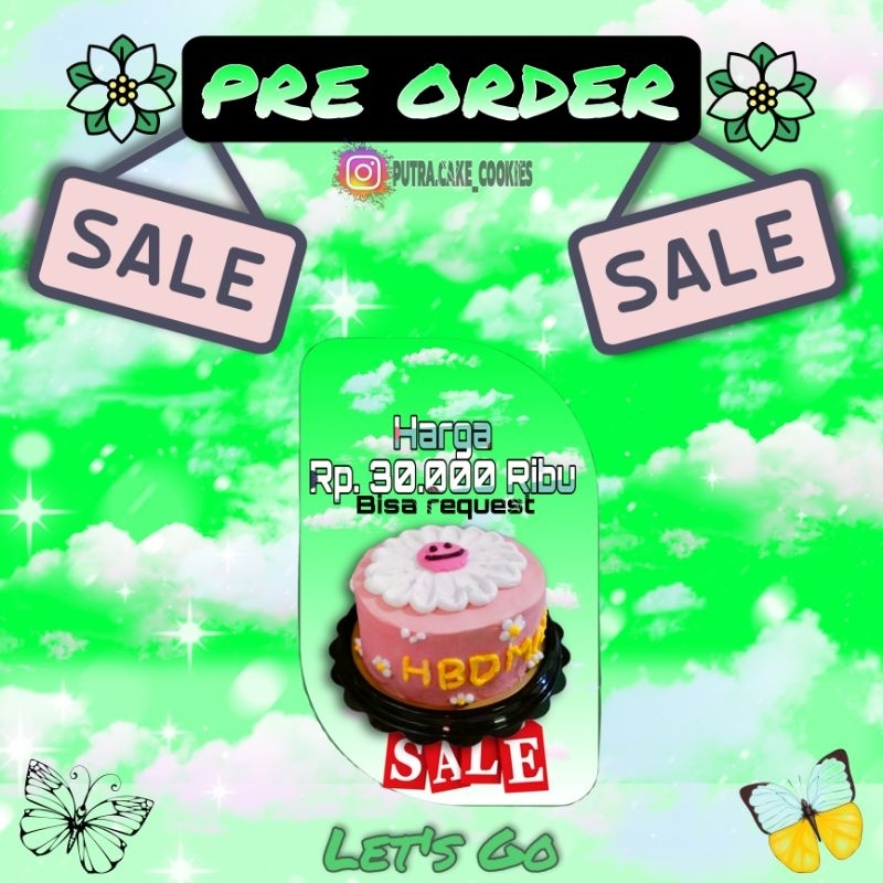 

Pre-order Cake Ulang Tahun/Cake Ucapan Selamat "TERKHUSUS UNTUK WARGA SURABAYA DAN SEKITARNYA