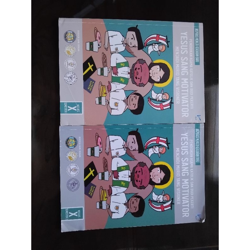 BUKU PENDIDIKAN AGAMA KATOLIK YESUS SANG MOTIVATOR KELAS 10 SEMESTER 2 MULUS SEPERTI BARU