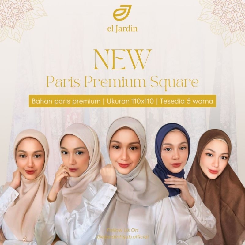 Paris Voal Premium / Kerudung Paris Premium / Segiempat Paris Premium