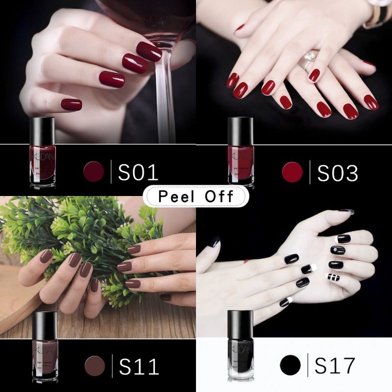 Kutek Peel Off  8ML Seri S/ Kutek Kudan/ Kutek Peel Off/ Kutek kuku Gel Nail polish Kuteks/ Kutek Pe