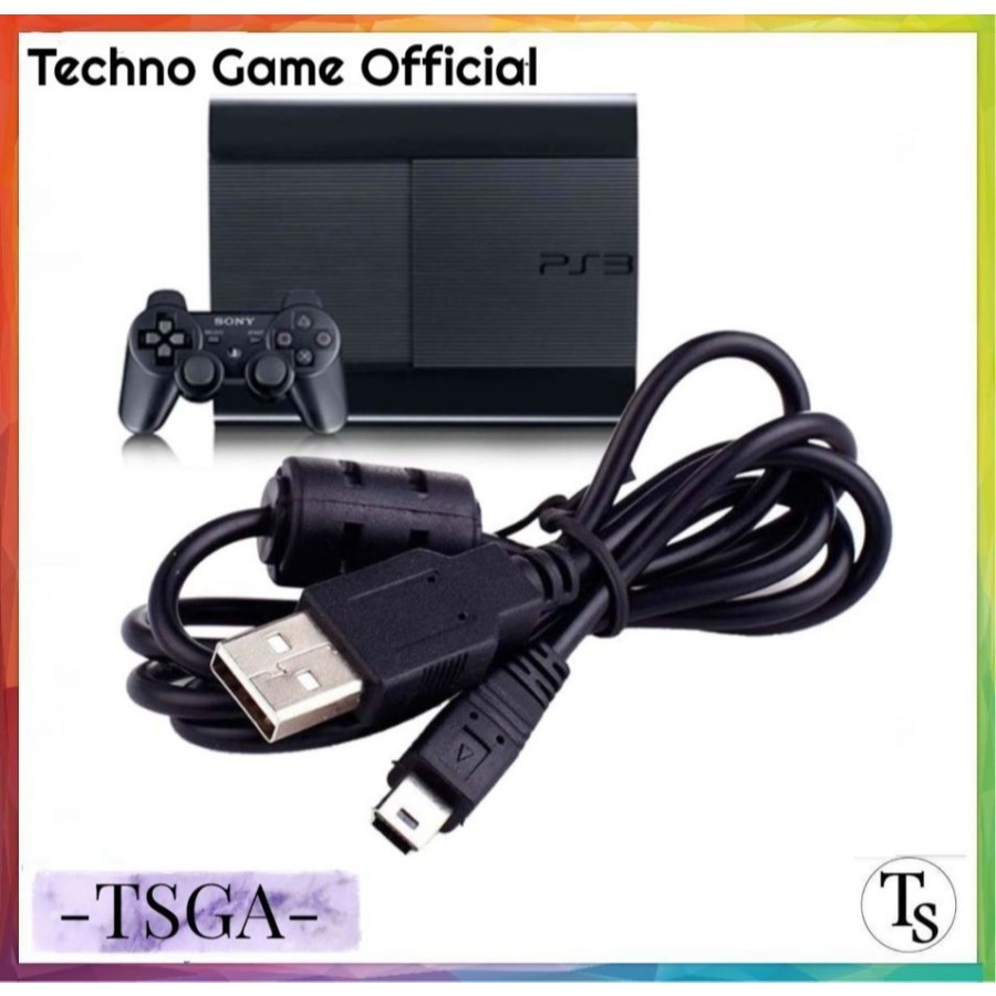 Kabel Usb Charger PS3 - Kabel Cas Stick PS 3 Kabel Charge PS3
