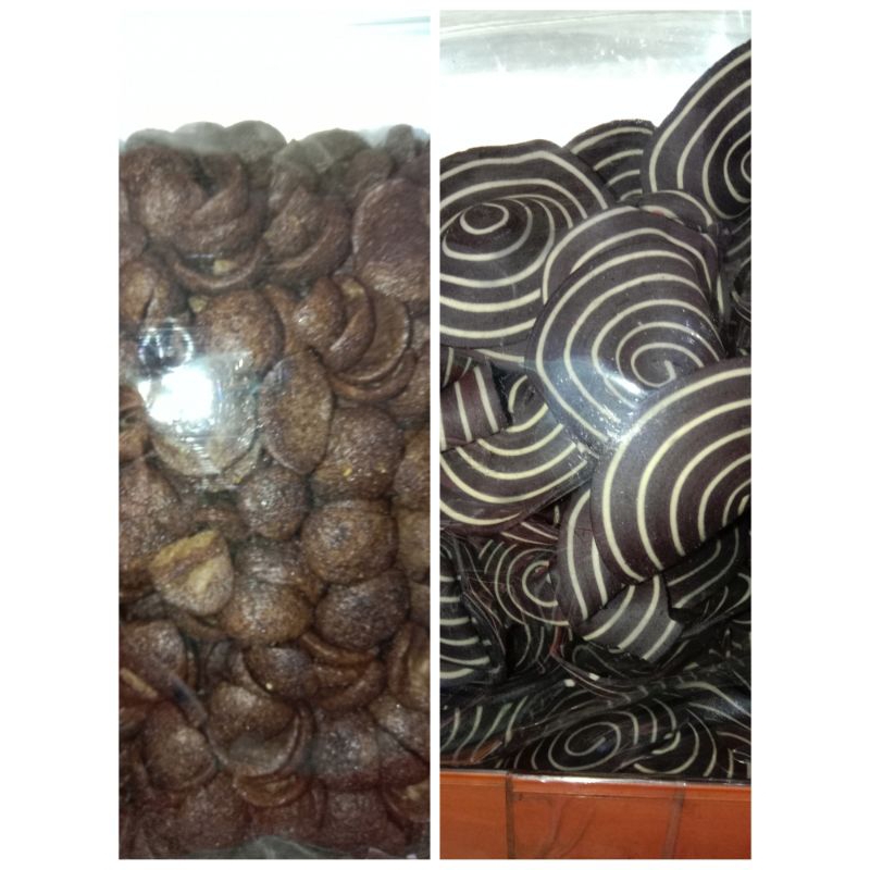 

Sereal coklat, kuping gajah perbungkus