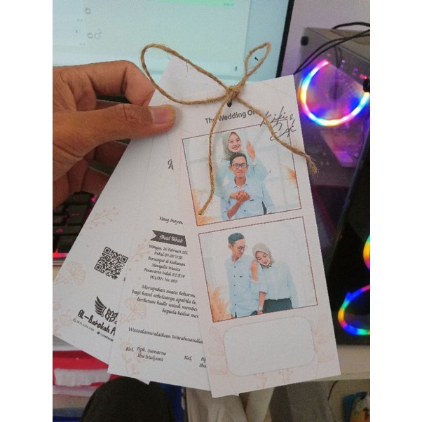 FREE UNDANGAN DIGITAL  PERNIKAHAN HANGTAG UNIK ELEGAN SIMPLE MURAH  -  UNDANGAN VIRAL 2022