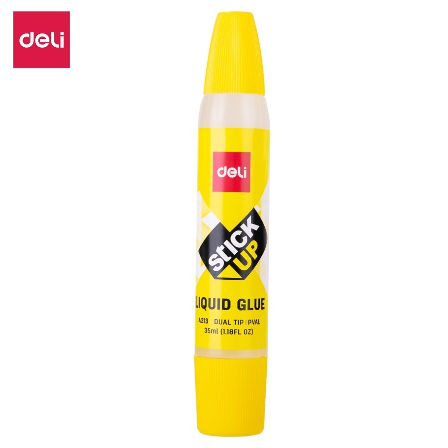 

Deli Liquid Glue / Lem Cair Transparant 35ml Dengan 2Aplikator A21310