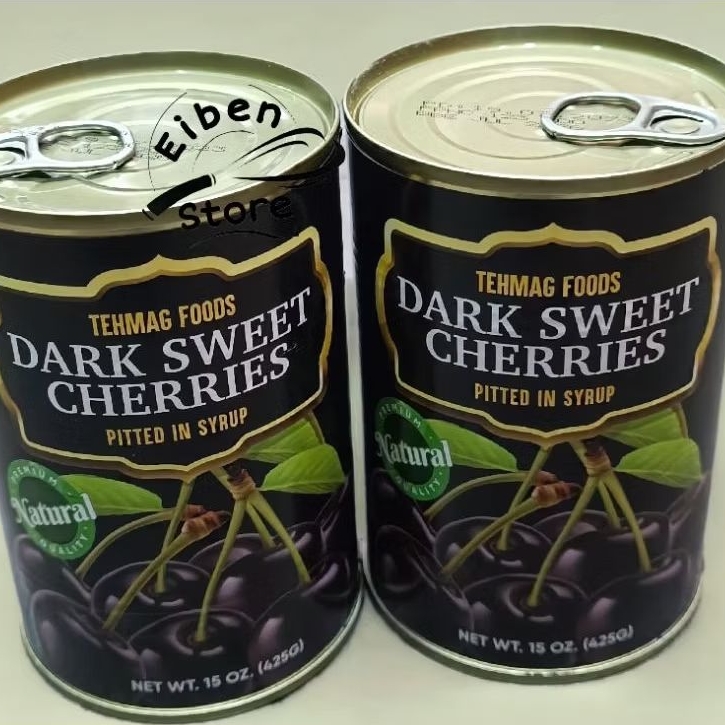 

Tehmag Dark Sweet Cherries / Dark Sweet Cherry / Cherry Hitam -425gr