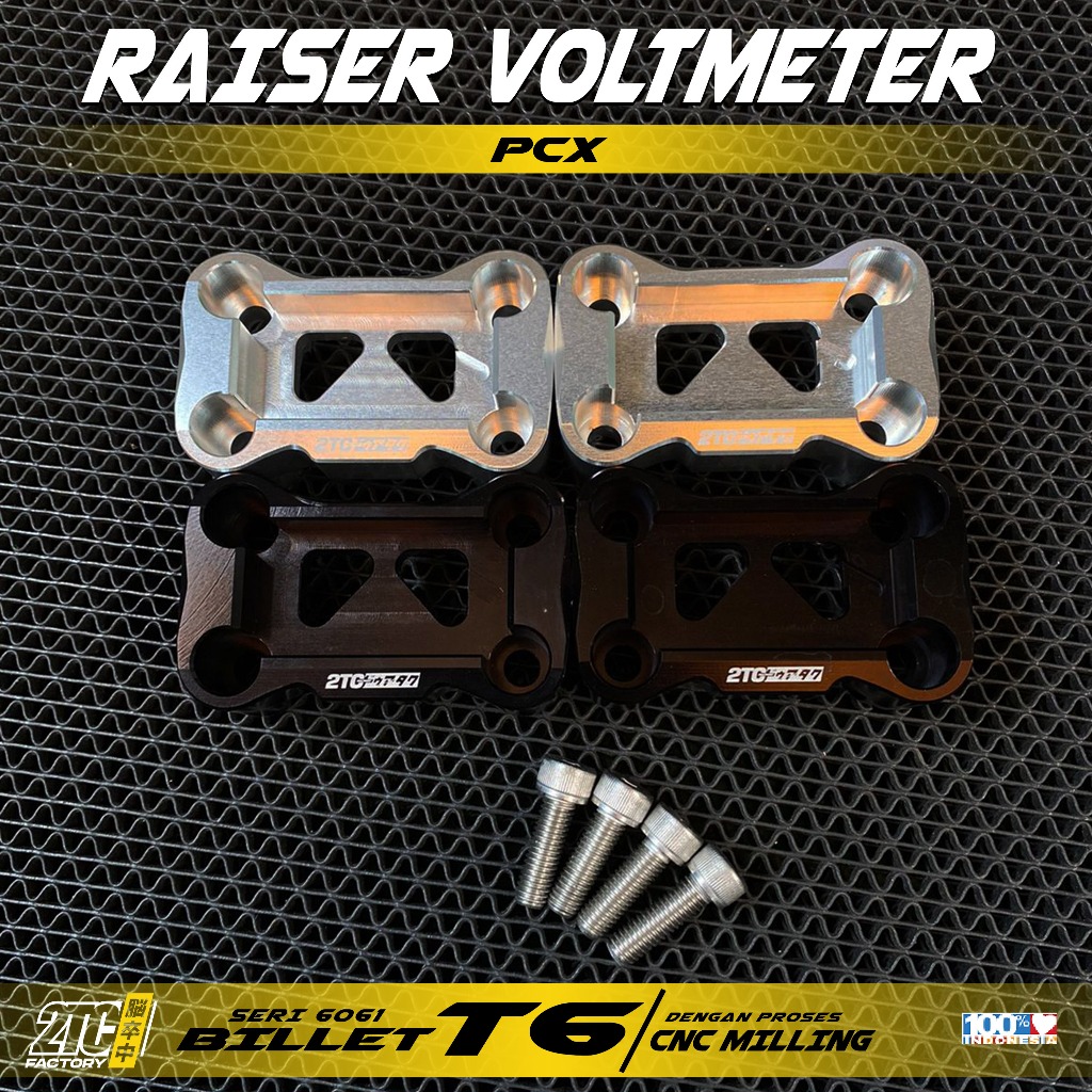 RAISER VOLT METER STANG PCX DUDUKAN VOLT METER STANG PCX