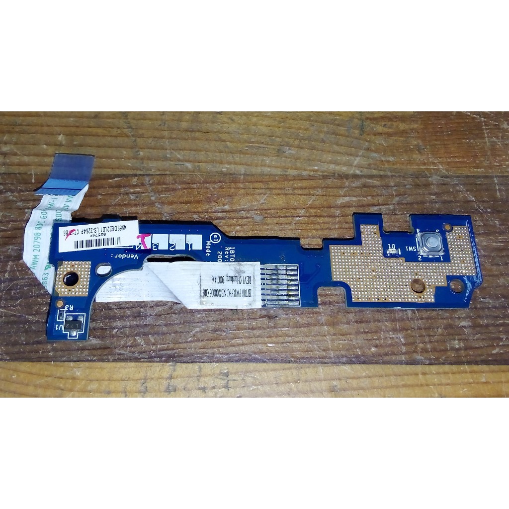 Switch On Off Tombol Power Laptop HP Compaq 6910P 6910