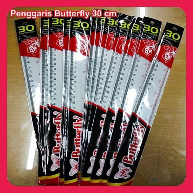 

(12pcs) penggaris butterfly 30cm