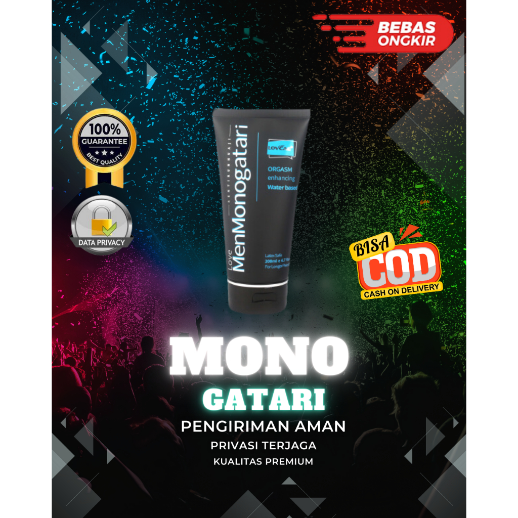 MONOGATARI Lubricant Original Gel 200 ml Pelicin Pelumas Sex Pelumas Kondom Hubungan Intim